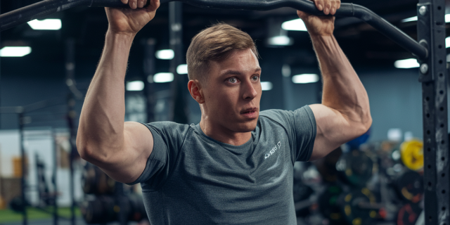 A person using weights for body sculpting exercises to tone and shape their muscles