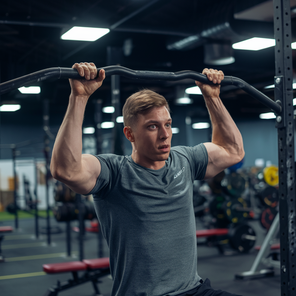 A person using weights for body sculpting exercises to tone and shape their muscles